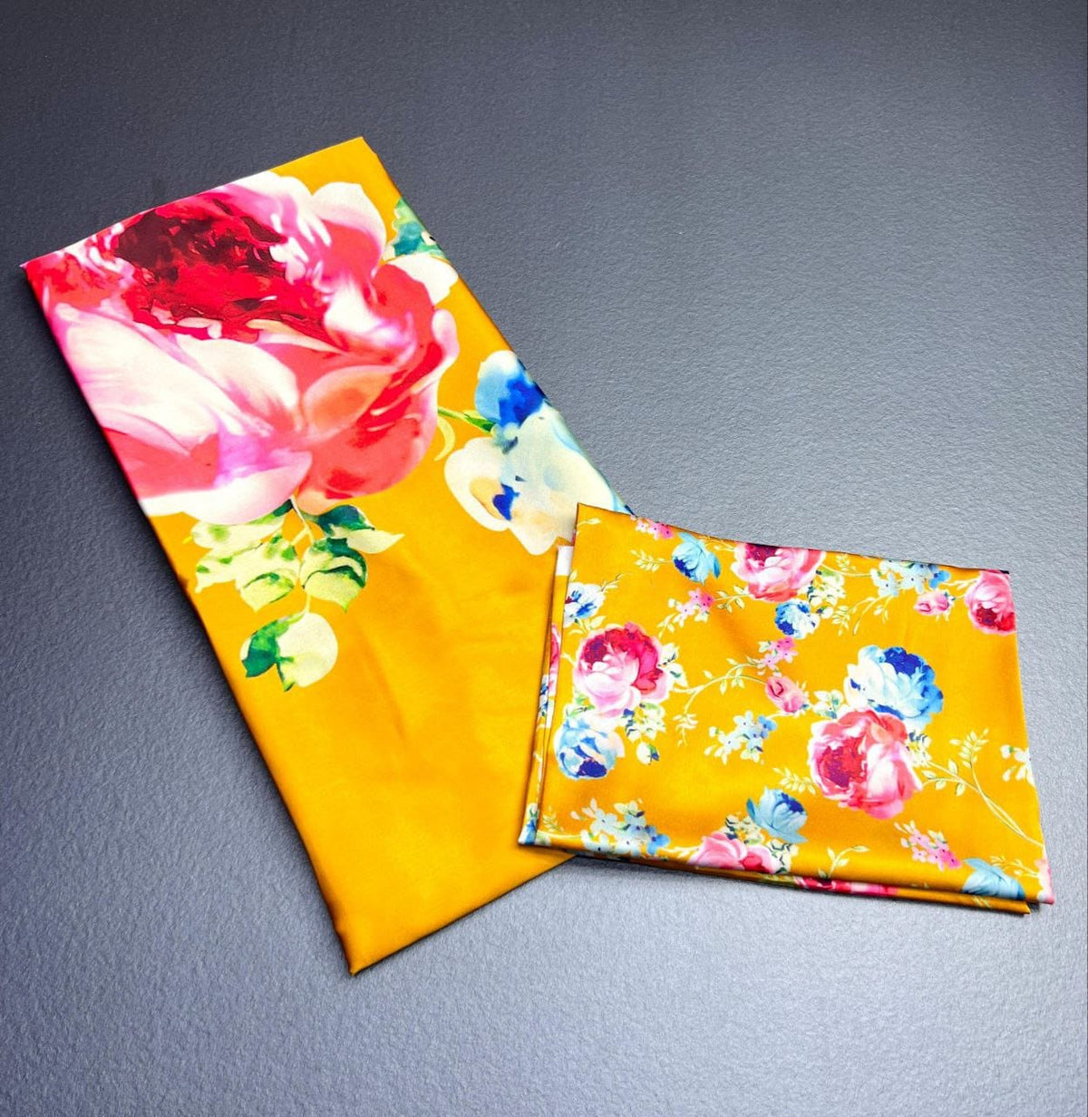 Vibrant Floral Silk Saree